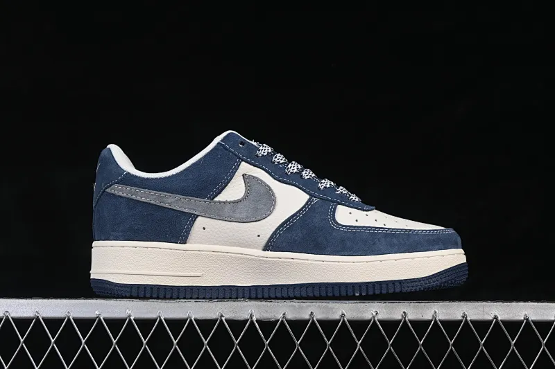 All categories Nk Air Force 1 Air Force series Nk Air Force 1 Low Air Force low-top Nike Air Force 1'07 Low Navy blue and white Air Force 1 low-top casual sneakers XL1979-139